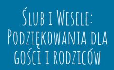 podziękowanie dla rodziców